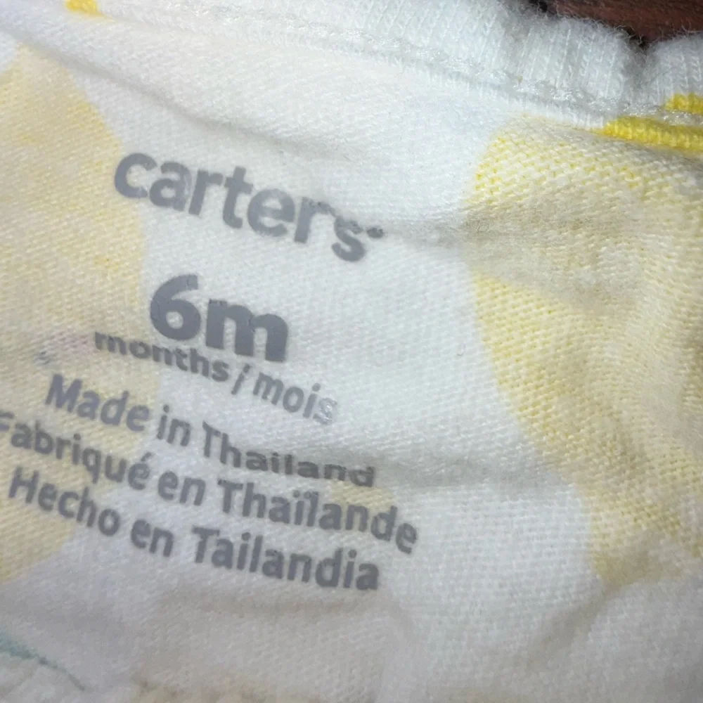 Carters lemon onesie outfit‎ 6m